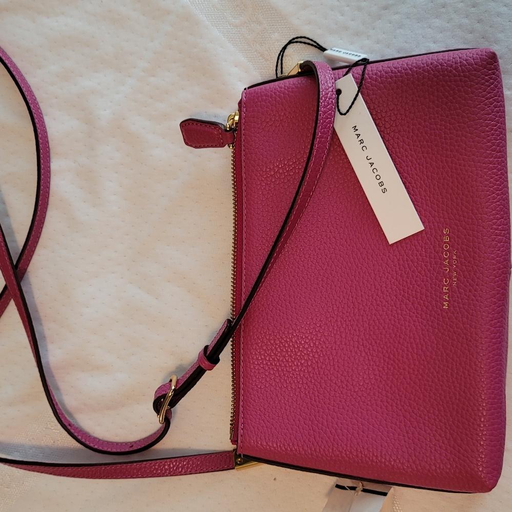 Marc Jacobs Magenta Leather Crossbody